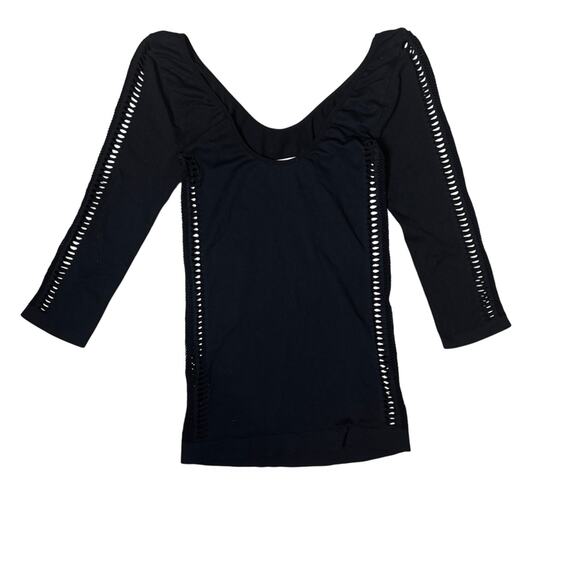 Bebe Y2K rhinestone cut out bodycon top/dress M/L - Picture 4 of 9